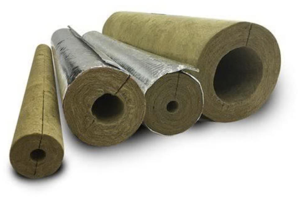 ROCK WOOL PIPE LAGGING 3"