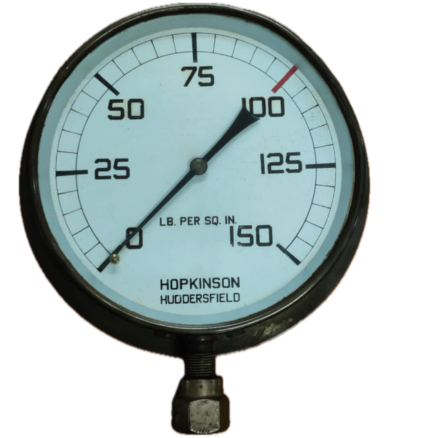 PRESSURE GAUGE 7" 150PSI 3/8" BOTTOM HOPKINSONS