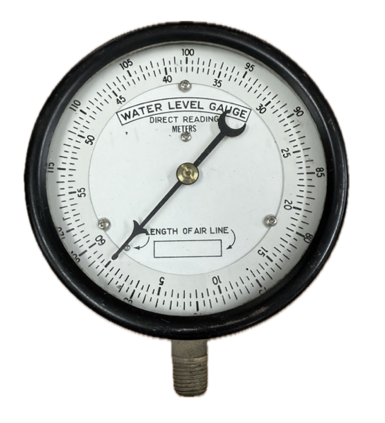 WATER LEVEL GAUGE UK 3/8" BOTTOM CONNECTION