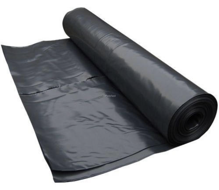 BLACK POLYTHENE SHEET 1000G ROLL