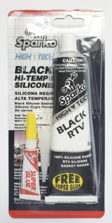 RTV SILICONE BLACK 85G