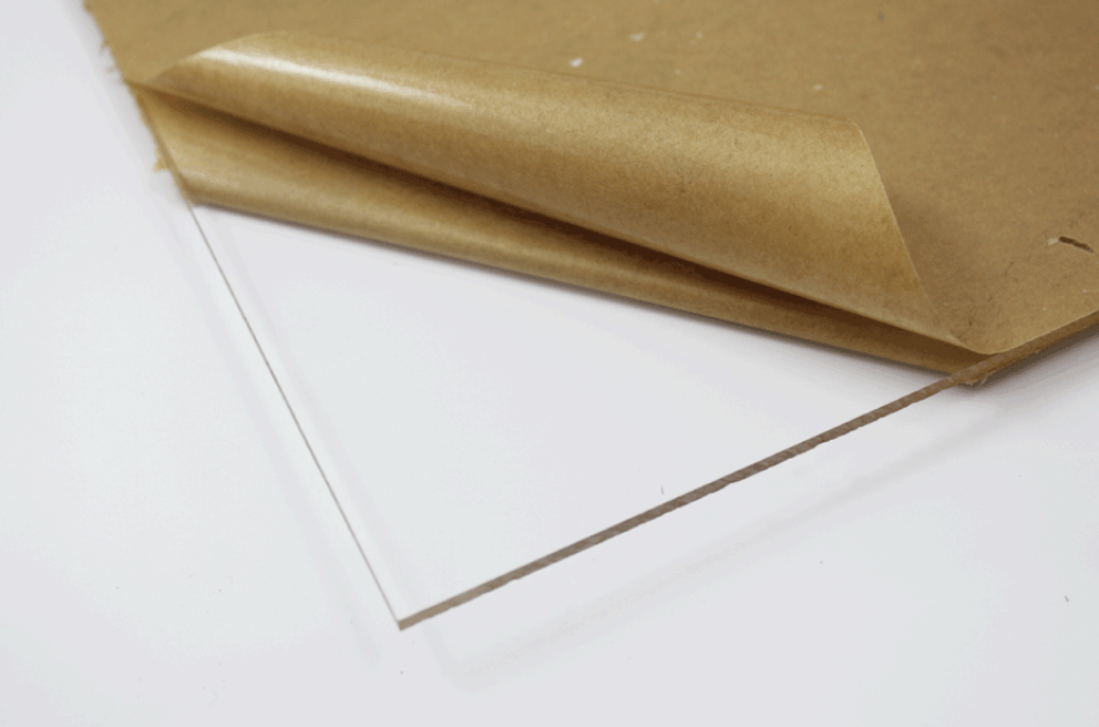 CLEAR PERSPEX 8' X 4' X 4MM