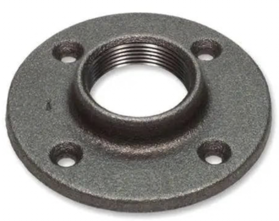STEAM FLANGE 1-1/2" WITH HOLES THREADED