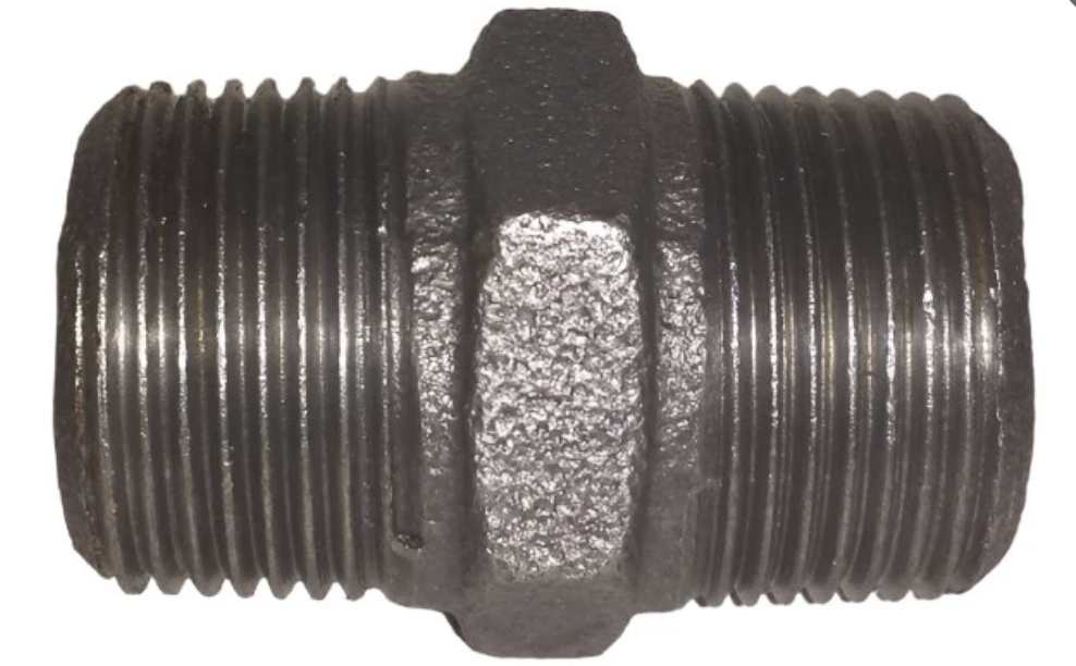 STEAM HEX NIPPLE 2-1/2" NPT HEAVY