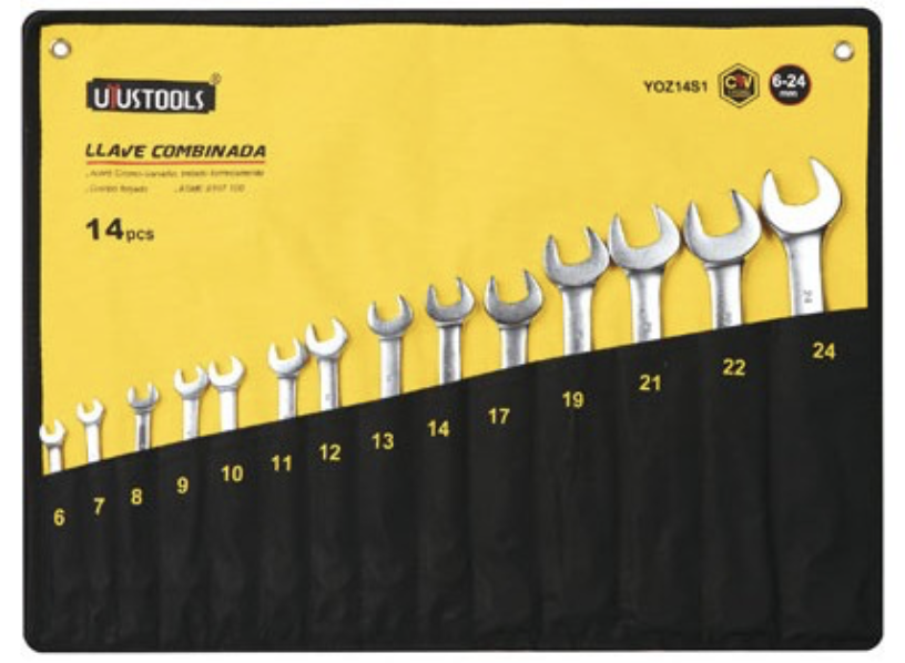 12PC COMBINATION SPANNER SET 6-22MM YOZ12S1 UYUS