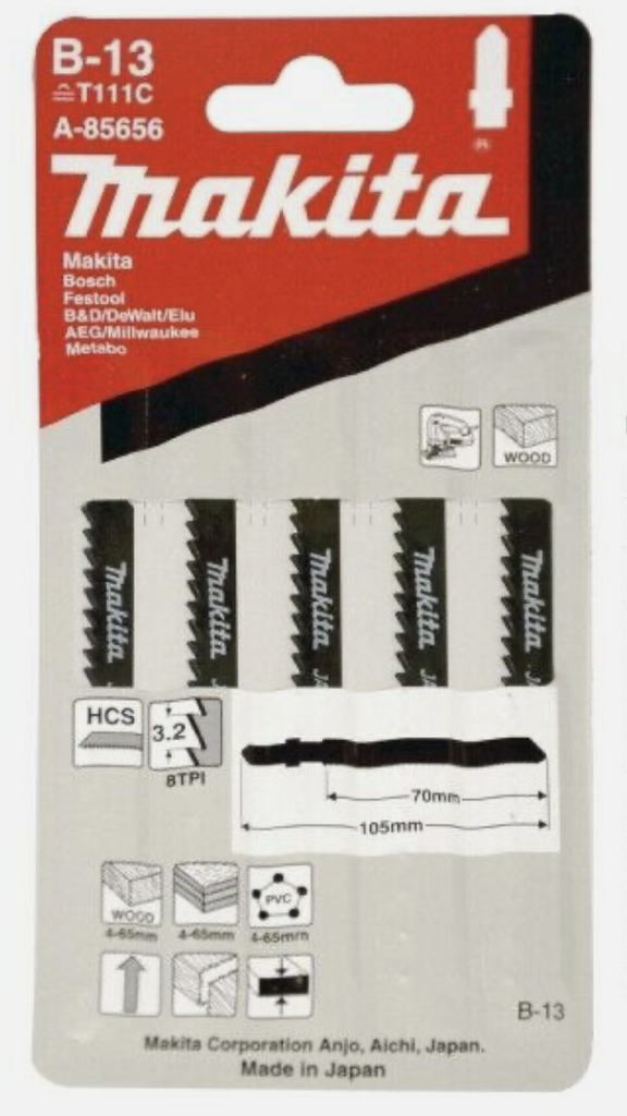 MAKITA JIGSAW BLADE B13 A-85656