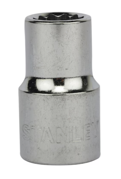 SOCKET SPANNER 12MM STANLEY 1/2" DR 12PT