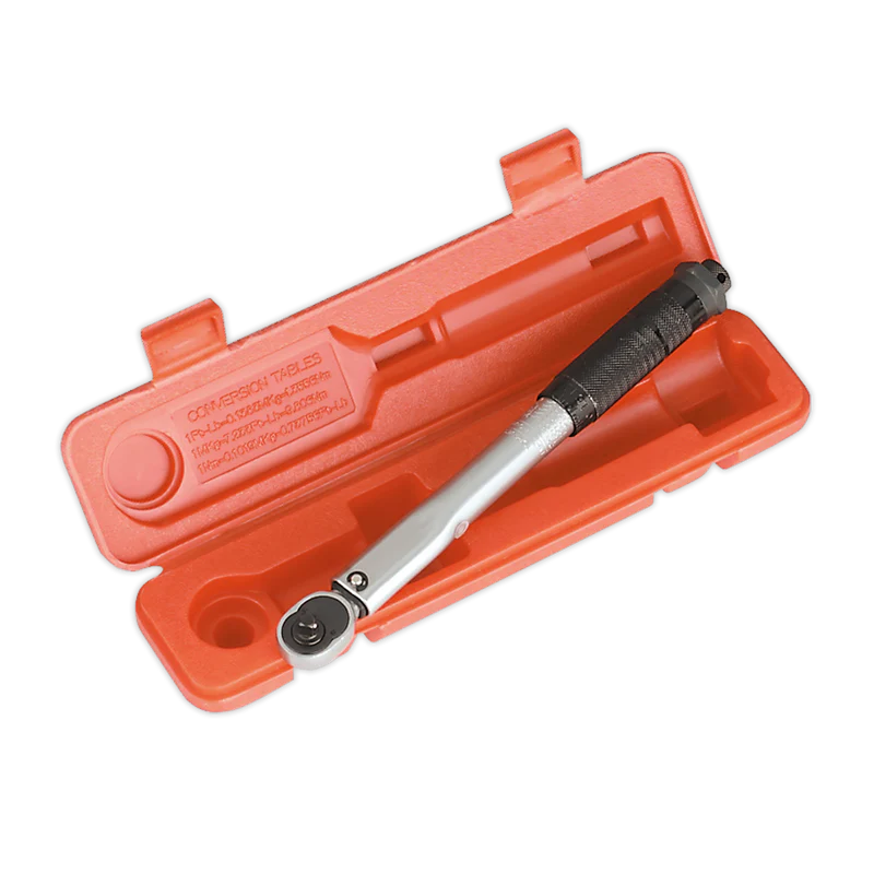 TORQUE WRENCH 1/4" DRIVE 5-25NM SEALEY STW101