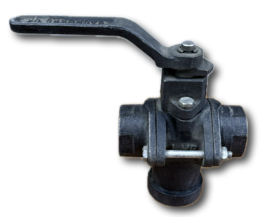 3 WAY VALVE 1" SAUNDERS UK THREADED