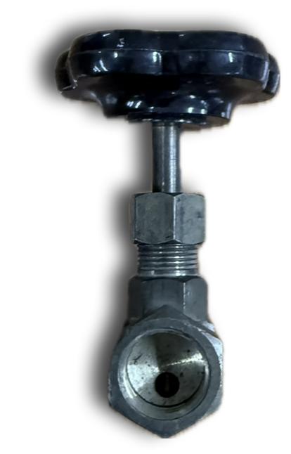 BRASS NEEDLE VALVE 1/2" THREADED