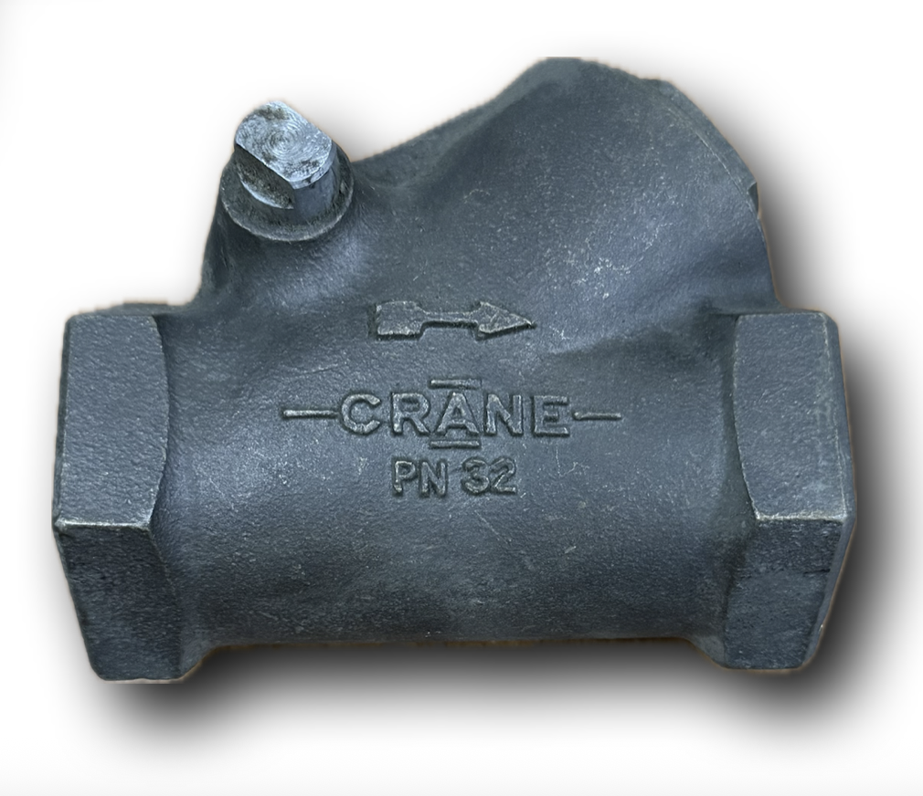 NRV BRONZE 1-1/2" CRANE Y FLAP TYPE THREADED