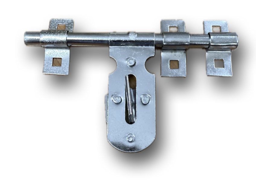 GATE LATCH 6" CHROME PLATED