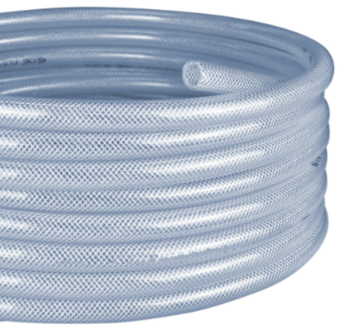 CLEAR NYLON BRAIDED HOSE 1-1/4"