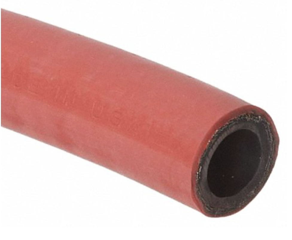 STEAM HOSE 1/2" RED 