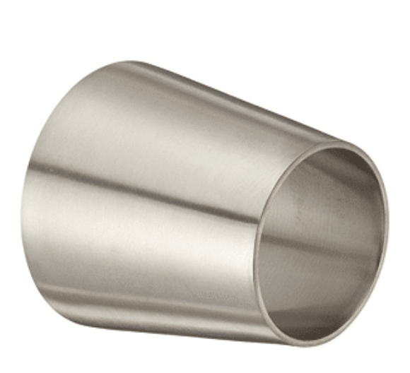 SS CONCENTRIC REDUCER 5" X 2-1/2" TUBE TYPE