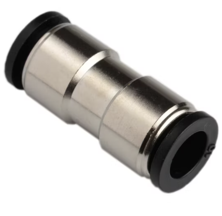 PU STRAIGHT CONNECTOR 12MM METAL