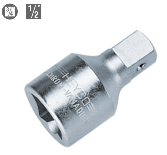 HEYCO DRIVE ADAPTOR 1/2" X 3/4"