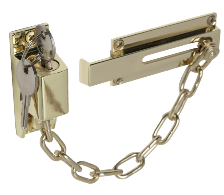 BRASS DOOR CHAIN LOCKABLE