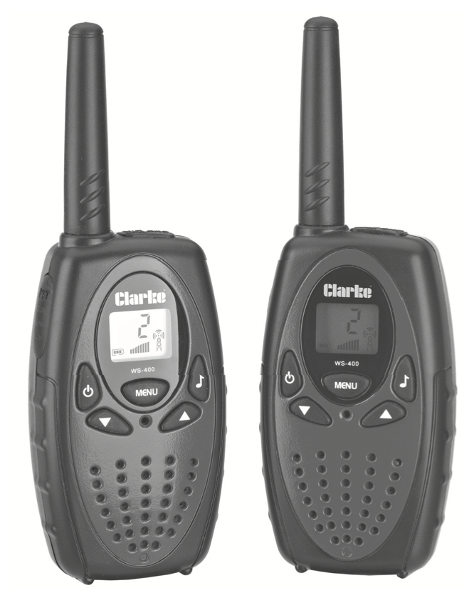 CLARKE TWO WAY RADIO KIT 2PC SET TR300