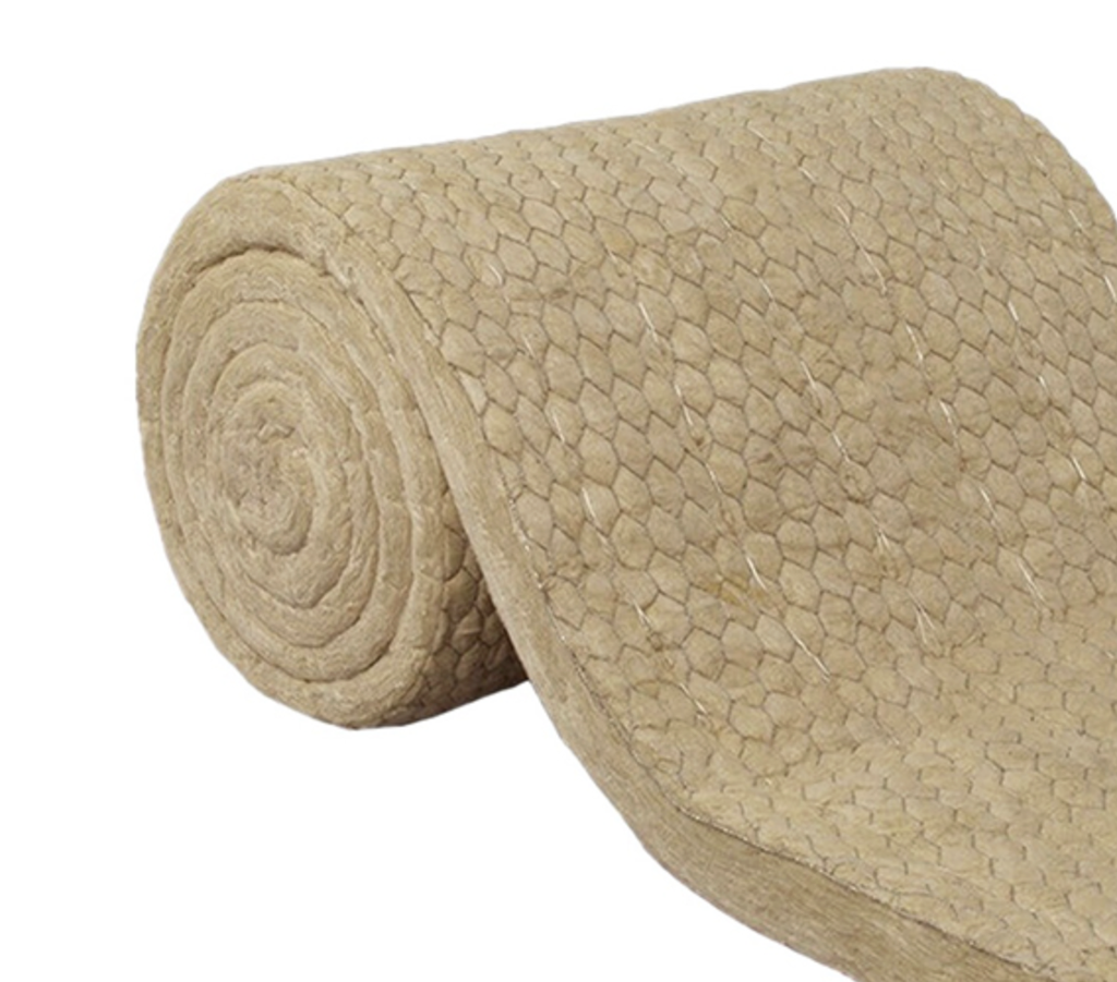 ROCK WOOL BLANKET C/W MESH 2" THICK X 1 MTR WIDE X 6MTR LONG