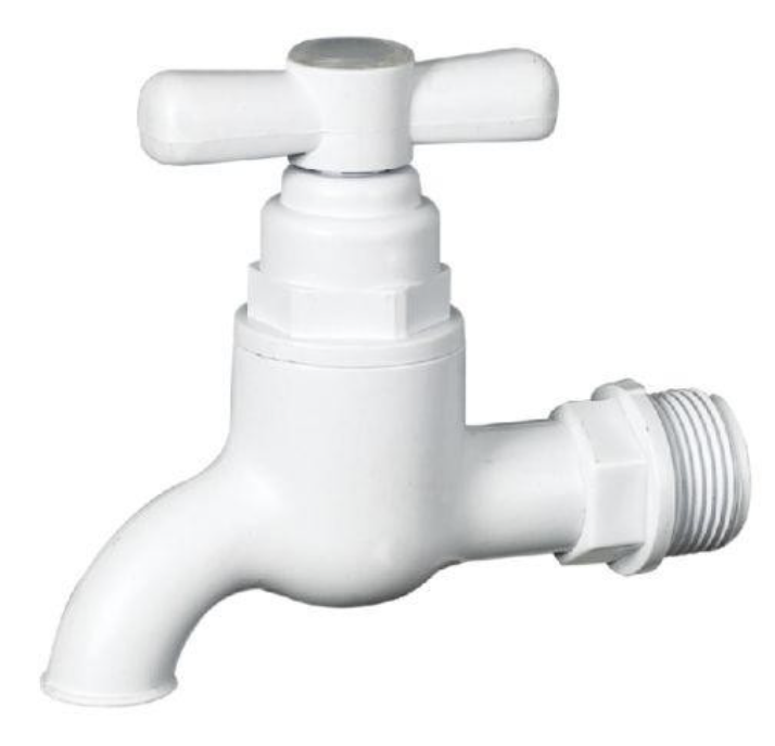 BIB TAP 1/2" PVC