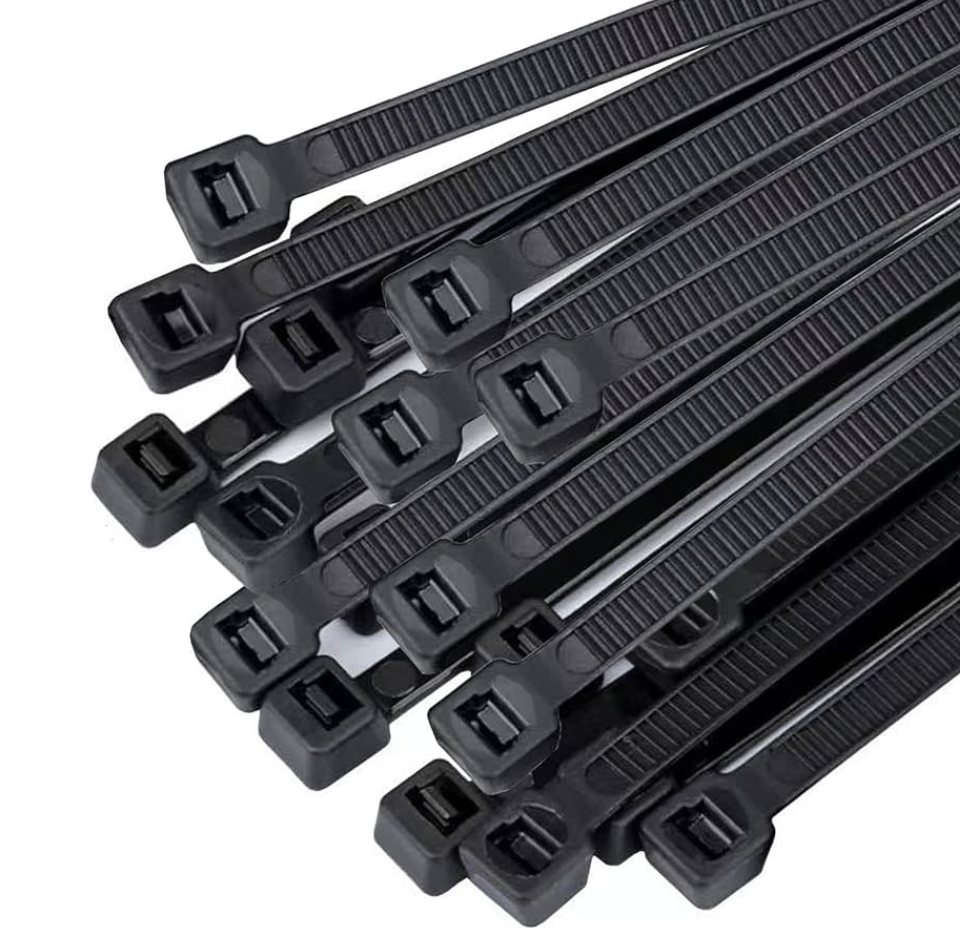 CABLE TIES 300MM X 4MM BLACK