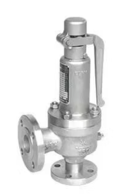 CAST STEEL STEAM SAFETY VALVE 2" X 2-1/2"FLANGED 