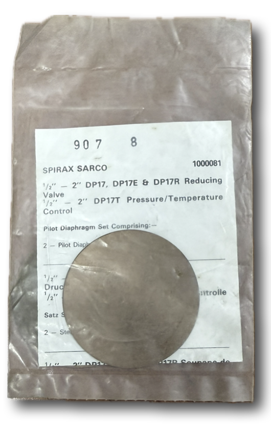 PILOT DIAPHRAGM SET DP17 SPIRAX SARCO