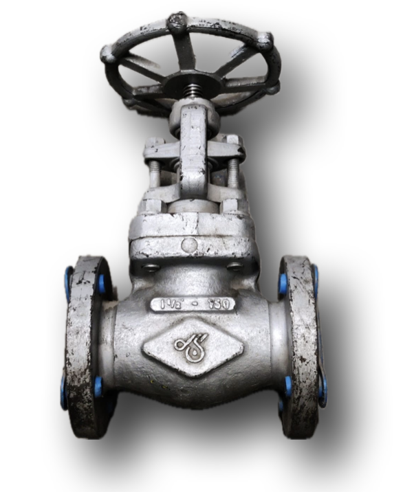 CAST STEEL GLOBE VALVE 1-1/2" CL150 OMB ITALY