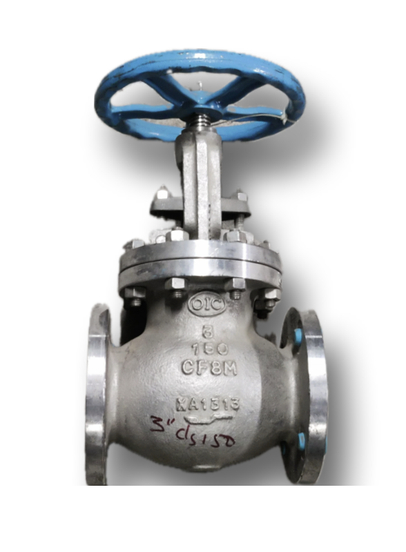 GLOBE VALVE 3" CL150 SS OIC FLANGED