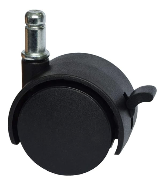 CASTOR WHEEL STUD WITH BRAKE 3"