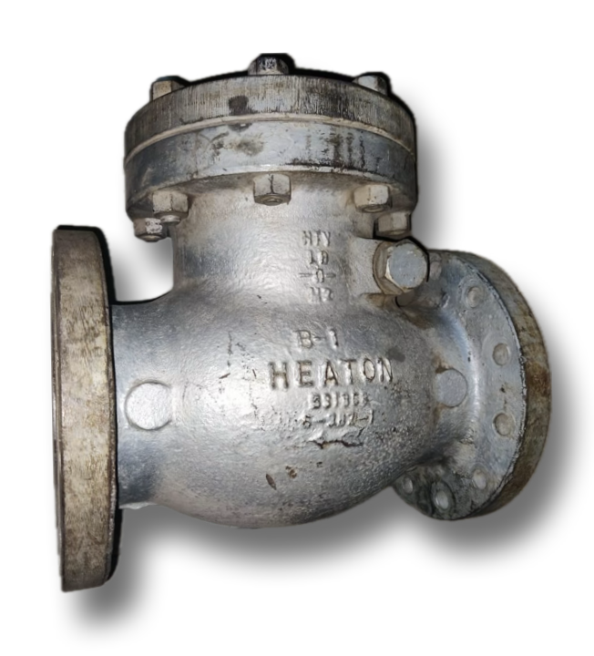 CAST STEEL NRV 6"  CL300 FLANGED HEATON (FLAP) 