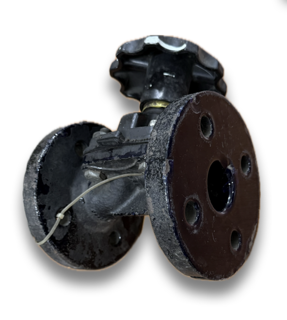 SAUNDERS VALVE 1-1/2" FLANGED OBSIDIAN
