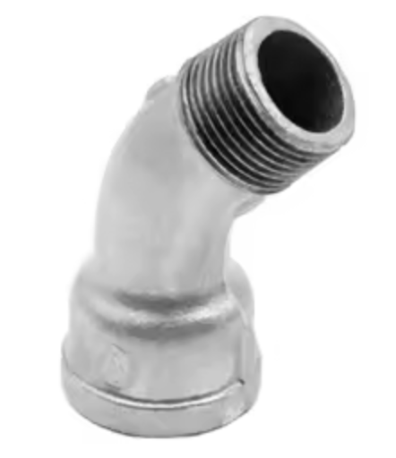 GI BEND 2-1/2" M/F 45°