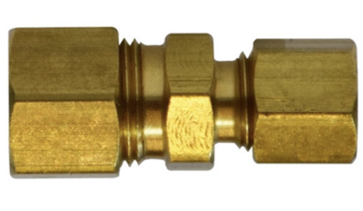 [956] BRASS REDUCING OLIVE UNION 3/8" X 1/4"