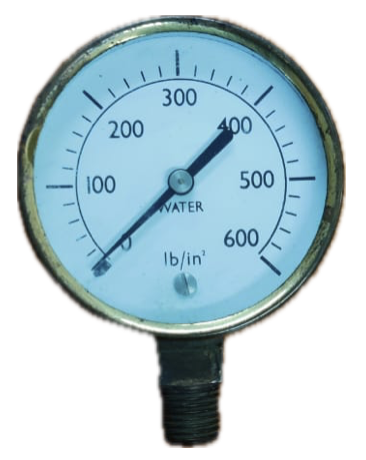 [1600] PRESSURE GAUGE 2-1/2" 600PSI 1/4" BOTTOM UK
