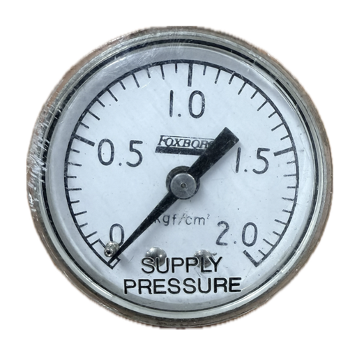 [1610] PRESSURE GAUGE 2" 2BAR 1/4" BACK FOXBORO