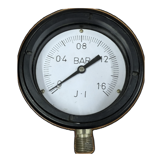 [1623] PRESSURE GAUGE 4" 1.6BAR 1/2" BOTTOM J1