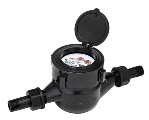 [1826] WATER METER 1/2" PVC THREADED