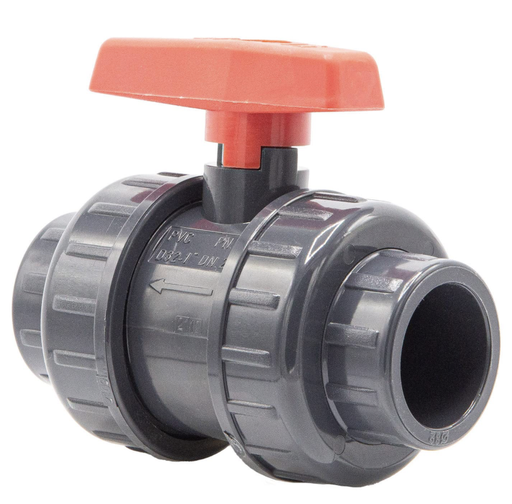 [2561] PVC BALL COCK 1-1/2" UNION TYPE
