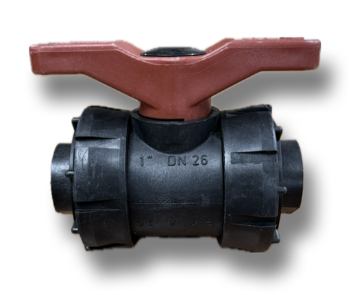 [2562] PVC BALL COCK 1" THREADED FRANCE