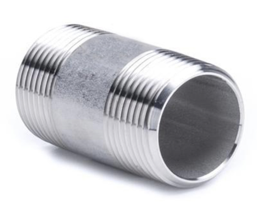 [3069] SS BARREL NIPPLE 1"