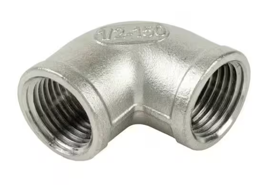 [3086] SS ELBOW 1-1/4" THREADED