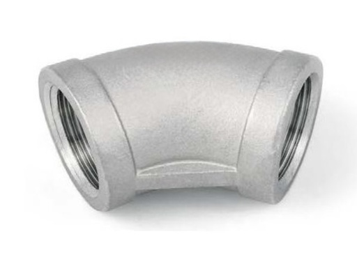 [3098] SS ELBOW 2" THREADED 45°