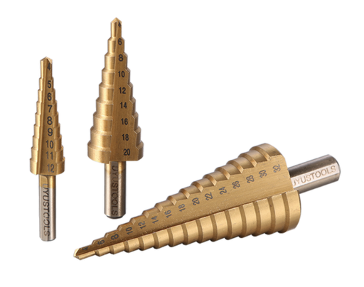 [3919] 3PC STEP DRILL SET 4-12MM,4-20MM, 4-32MM BCE3SU UYUS