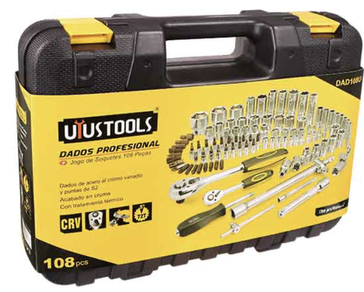 [3927] 46PC 1/4" DR. SOCKET & SCREWDRIVER BIT SET DAD46U UYUS