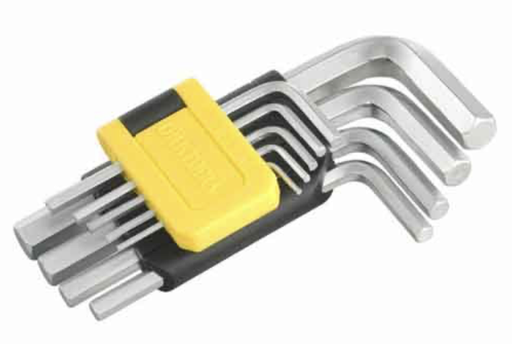 [3946] 9PC FLAT HEAD ALLEN KEY SET MEDIUM 1.5-10MM YA902U UYUS