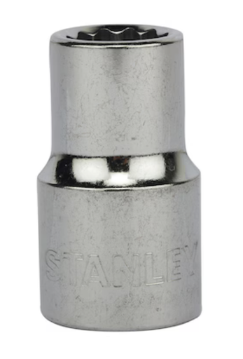 [4600] SOCKET SPANNER 12MM STANLEY 1/2" DR 12PT
