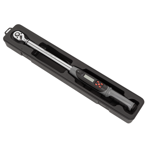 [4730] TORQUE WRENCH 1/2" DRIVE WITH ANGLE FUNCTION (DIGITAL) 20-200NM SEALEY STW306