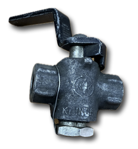 [4947] COCK VALVE 1/2" KLINGER AB18N THREADED